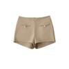 Pura Lujuria Chica Caliente Sexy Cubre Caderas Look Adelgazante con Cadena de Almohadilla para Caderas Shorts 2025 Verano Nuevo Casual Pantalones Cortos Calientes para Mujeres