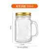 Popular Amazon 40ml Mini Vaso con Asa de Vidrio Vaso de Chupito 120ml Taza para Café Leche Té Vaso Mason Bar