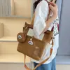 Bolsa de Tote de Nylon Fresca y Dulce Otoño 2026 Gran Capacidad Hombro Único Bolsa para Mujer Cremallera Bolsillo para Teléfono para Uso Diario