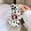 Diseño Lindo de Perro Manchado de Vaca Blanco y Negro Adecuado para Funda de Teléfono Apple 17, Funda Suave 3D con Soporte Resistente a Golpes para iPhone 16