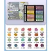 Bastão de pintura a óleo super macio atacado bastão de cor pesada macio bastão colorido conjunto crianças 12 cores 24 cores 36 cores giz de cera