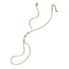 Cadena de Muñeca Minimalista de Lujo Ligero de Nicho, Cadena de Dedo con Cadena de Lentejuelas de Diseño Único, Accesorio de Mano Versátil de Gama Alta