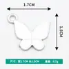 Atacado Transfronteiriço Desenho Animado Coreano Borboleta Pingente Único de Liga Metálica Acessórios de Colar Pulseira Joias Acessórios DIY