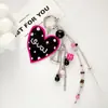 Bolsa Grande Coração Dupla Face Acrílica Original Nova Acessório para Celular Pingente Marca Tendência Chaveiro Personalizado