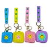 Bolsa de Armazenamento de Desenho Animado Popular Transfronteiriça Mini Carteira de Moedas Bolsa Chaveiro Pingente Bolsa Fofa de Silicone para Fones de Ouvido
