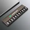 Adecuado para Land Rover Discovery Sport Range Rover Sport Velar Evoque Defender Placa de Número de Teléfono de Estacionamiento Temporal