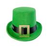Tejido de Punto Compuesto Eva Sombrero Alto St Irlandés. Sombrero Alto Verde del Día de San Patricio Sombrero Decorativo de Trébol