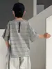 Camiseta de Manga Corta a Rayas para Niños Verano 2026 Estilo Nuevo para Niños Mayores Top de Verano Camiseta de Media Manga de Verano para Niños de Moda