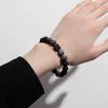 Nuevo Pulsera de Piedra Volcánica Hecha a Mano para Hombre Moderna Versátil de Gama Alta Sin Color Nicho Lujo Ligero Joyería Simple para Mujer Accesorios