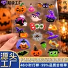 Halloween Adesivo de Gota de Resina de Cristal Transparente Moldagem de Resina de Cristal Adesivo Adesivo de Desenho para Diário Pegadinha Adesivos de Gota de Resina Personalizado