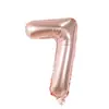 Globos de Papel Aluminio con Números Dorados Versión Americana de 16 pulgadas Globos con Números Dorados, Plateados y Oro Rosa Decoraciones de Cumpleaños