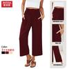 Pantalones Deportivos Fitness Sueltos de Pierna Recta de Tres Cuartos, Pantalones de Yoga Alo Finos de Pierna Ancha para Mujer que Hacen que las Piernas Parezcan Más Largas, Personalización en Lotes Pequeños