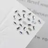 Taladro de uñas mixto Mini tamaño pequeño arte de uñas plano forma especial diamante mixto k 9luz de luna blanco joyería para uñas al por mayor