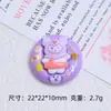 Anillo Flotador de Animales Lindos Dibujos Animados Hecho a Mano DIY Pegamento de Crema Resina Accesorios Pequeños Hebilla de Zapato con Agujero Paquete de Materiales para Joyería