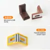 Nuevo Código de Esquina de Plástico Engrosado Conector de Ángulo Recto para Muebles Soporte de Estante Soporte de Panel de Gabinete Código Pequeño para Colgar Venta al por Mayor