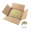 Amazon Sellada 45 Botella de Vidrio Hexagonal Botella de Miel Mermelada Botella de Salsa Picante Enlatada Miel Mini Embotellada Transfronterizo