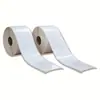 Etiqueta Adhesiva de Papel Recubierto Personalizada Impresión de Código de Barras Rollo Blanco en Blanco Etiqueta de Identificación para Empaque de Producto