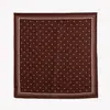 Pañuelo de seda estampado para primavera y verano, pañuelo de cuello fresco y elegante, pañuelo cuadrado para transmisión en vivo transfronteriza, protector de cuello, pañuelo versátil estilo coreano