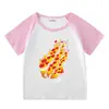 Novo Conjunto Infantil 2023 Verão Roupa Infantil Bebê Hot Pants Camiseta Manga Curta Shorts Casual Esportivo Duas Peças Tendência
