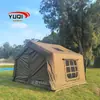Tienda inflable trasera verde militar de 9 m² para 3-5 personas, impermeable, módulo de camping automático, fábrica de tiendas de campaña al por mayor