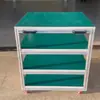 Bancada de Trabalho Antiestática com Rodas em Perfil de Alumínio Industrial, Carrinho Móvel, Mesa de Inspeção e Embalagem com Estrutura de Liga de Alumínio