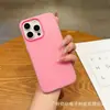 Adecuado para funda de teléfono móvil Apple 17, Nueva funda protectora de gelatina dos en uno con agujero grande para teléfono móvil 16Pro, Color puro, Anticaídas