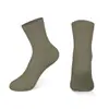 Calcetines Personalizados para Primavera y Otoño, Calcetines de Algodón Transpirables de Malla para Hombre de Media Pantorrilla, Calcetines Blancos de Algodón Puro Absorbentes de Sudor y Resistentes al Olor para Hombre