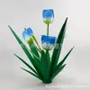 Adornos Metálicos de Agave de Hierro Transfronterizos Artesanías de Hierro Decoraciones para Plantas de Jardín al Aire Libre Césped Tulipanes