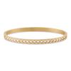 Dazan Al por Mayor En Stock Transfronterizo Europeo y Americano Acero de Titanio Electrochapado 18K Microincrustado Circonita Multidiseño Pulseras Apilables