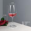 Fábrica de atacado de vidro frio copo de corte 450ML copo de vinho tinto copo de vinho restaurante casa copo de vinho conjunto