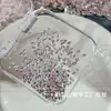 Rhinestones para decoración de uñas K9 color rosa, forma irregular, base plana, súper brillantes, tamaño pequeño, deslumbrante mezcla de diamantes para uñas, pegatinas decorativas, venta al por mayor