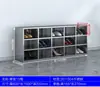 Gabinete de zapatos de acero inoxidable 304, taller de purificación libre de polvo, taburete para zapatos, laboratorio de hospital, estante de zapatos de doble cara de múltiples rejillas para personal