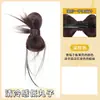Anel de Cabelo Marubeni Presilha de Cabelo Flor de Botão de Dentes Baixos Feminina Laço de Cabelo Artificial Cabelo Fofo Bigodes de Dragão Cabelo de Frango