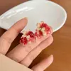 Brincos de Flor Super Fada de Alta Qualidade 2025 Novos Acessíveis Luxo Design de Nicho Doce Elegante Novos Brincos Chinoiserie Brincos