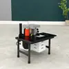 Máquina Portátil para Canteado de Bordes Maquinaria para Carpintería Mini Rodillo Máquina de Canteado de Bordes Doble Uso para Bordes Curvos y Rectos Máquina Automática de Canteado de Bordes