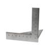 Regla de ángulo recto para carpintería de aleación de aluminio, regla triangular estéreo D, regla de ángulo engrosada de 90 grados y 45 grados.