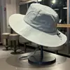 Chapéu de pescador à prova d'água pode ser recebido Saco Chapéu de bacia Verão Fino de secagem rápida ao ar livre Montanhismo Chapéu de sol masculino para crianças