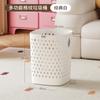 Cubo de basura de plástico BDO de gran capacidad para cocina, cesto de basura hueco para baño, hogar, sala de estar, sin tapa, cubo de almacenamiento