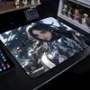 Mouse Pad para E-Sports, Superfície de Tecido Microtecido Profissional, Borda Espessada, Anti-Desgaste, Base Antiderrapante, Controle Preciso
