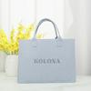 Bolsa de Fieltro para Mujer Portátil al por Mayor Bolsa de Fieltro Bolsa de Mano de Regalo Moda Promoción Publicitaria Celebridad de Internet Bolsa de Mano de Fieltro