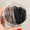 Elástico de Cabelo para Mulheres, Estilo Celebridade da Internet Coreana, Alta Elasticidade, Elástico de Cabelo Durável, Estilo Floresta, Corda de Cabelo Simples e Elegante