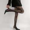 Medias de Encaje Americano Retro Sexy de Red Pura Medias Negras de Seda Sexy Pantimedias de Abstinencia para Mujeres Delgadas