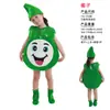 Disfraz de Performance de Frutas para Niños Arándano Melocotón Pitahaya Personaje de Cosplay Mangostán Plátano Uva