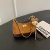 Bolso de cadena de moda para mujer, nueva colección 2026, estilo coreano de nicho y alta gama, bolso de hombro versátil, bolso baguette de moda