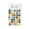 Sky Novos Adesivos Decorativos de Celular de Natal Imagem Grande Árvore de Natal Xadrez Fofo Relevo Adesivos Decorativos para Caderno