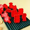 Set de Herramientas Artificiales para Hornear de San Valentín Molde de Primavera Suministros para Hornear DIY Molde para Suplemento de Comida para Bebé Molde para Galletas
