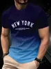 2025 Nueva Camiseta Casual Versátil de Manga Corta para Hombre con Estampado, Moda Europea y Americana, Versátil, de Alta Calidad