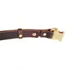 Hebilla Personalizada de Fábrica para Collar de Mascota Collar para Perro Ajustable Procesamiento de Cuero Genuino de Vacuno Según Dibujos y Muestras