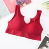 Sujetador Push-Up para Yoga con Almohadillas Integradas, Top Camisola para Mujer, Bralette de Cobertura Total
