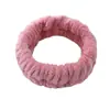Diadema para Lavado Facial, Muñequeras, Set de Tres Piezas, Diadema para Mujer de Celebridad de Internet, Diadema de Felpa de Color Puro para Casa, Diadema Absorbente para Lavado Facial